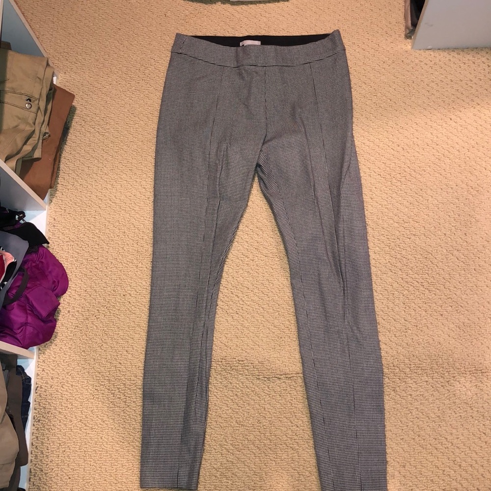 H&M Black gingham tight pants
